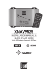 Dual XDV8125 Installation manual