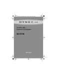 Dynex DX-ECFW User guide