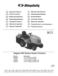 Simplicity Regent RD Series Operator`s manual