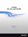 Christie J Series 3.0 kW Setup guide