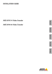 Axis M7010 Installation guide