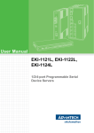 Advantech EKI-1122L User manual