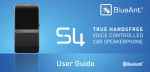 Blueant V1 User guide