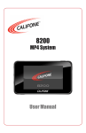 Califone 8200 User manual