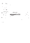 Amazon KINDLE - 1ST GENERATION User`s guide