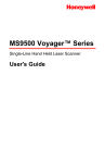 Metrologic MS9500 Voyager User`s guide