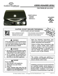 Cook-air Barbecue grill Owner`s manual