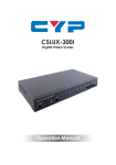 Cypress CSLUX-1080p Specifications