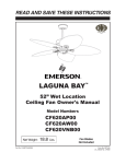 Emerson CF620AP00 Owner`s manual
