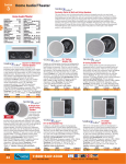 Coby HDR700 - Portable HD Radio System Specifications