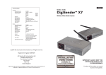 AEI Security & Communications DigiSender X7 DG440 Specifications
