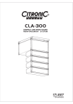 Citronic CLA-300 Specifications