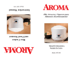 Aroma ARC-956 Instruction manual