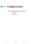 Privacy Electronics DS-DVR16 Series User manual
