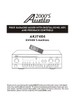 Audio2000's AKJ7404 Owner`s manual