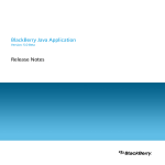 BlackBerry Java Application - 5.0 Beta