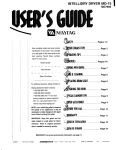 Maytag MD-170PTVW User`s guide