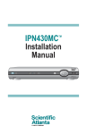Cisco IPN430MC Installation manual