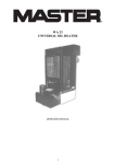 B.Well WA-33 Technical data