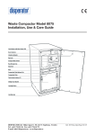 disperator 8075-E Use & care guide