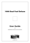 Mercury 1000 Dual Fuel User guide
