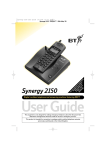 BT Synergy 2150 User guide