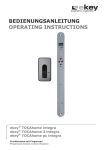 eKey TOCAhome pc Operating instructions