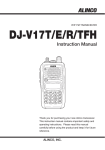 Alinco DJ-V17TFH Instruction manual