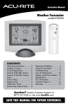 ACU-RITE 01033W Instruction manual