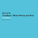 Belkin TuneBase FM User manual