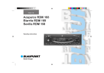 Blaupunkt ACAPULCO RDM 168 Operating instructions