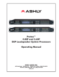 Ashly Protea 3.6SP Specifications