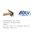 Adly Motor AS-50 Owner`s manual