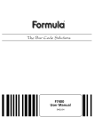 Datalogic Formula User manual