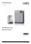 Carel UE018 User manual