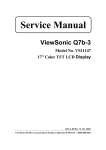 ViewSonic Q7b Service manual