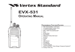 evx-531 operating manual - Vertex Standard