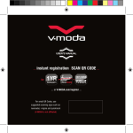 V-Moda vamp verza User`s manual