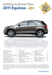 Chevrolet 2011 Equinox System information