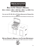 Broil King BHA-1 Owner`s manual