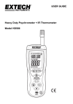 Extech Instruments HD500 User guide