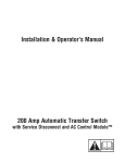 Briggs & Stratton 071046 Operator`s manual