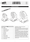 Clay Paky A.LEDA WASH K10 Instruction manual