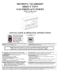 Mendota SEABROOK D-30 Operating instructions