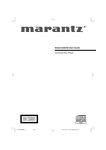 Marantz CD5400/N1B User guide