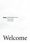 BenQ PE6800 User`s manual