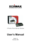 Edimax PS-3207UWg User`s manual