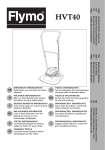 Electrolux Lawn mower with petrol engine - 40 cm blade Instruction manual