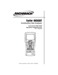 Bacharach Fyrite Tech 50 Specifications