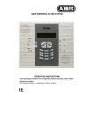 Abus WIRELESS ALARM SYSTEM Operating instructions